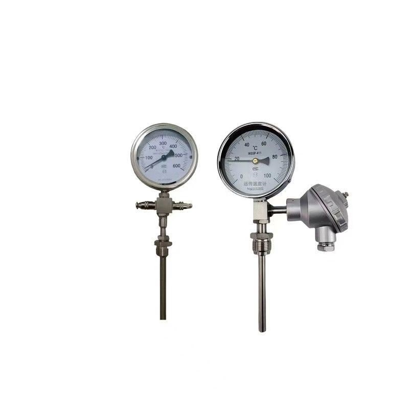 安徽初辰 WSS 双金属温度计 + 4-20mA 远传款